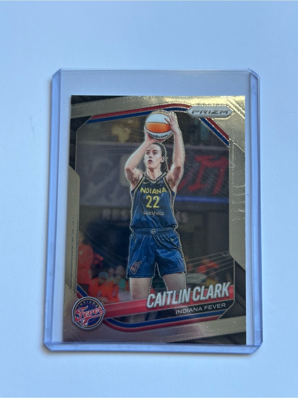 Panini Caitlin Clark Trading Card - Blue, Red, Gold